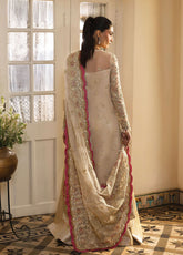 Dastangoi By Afrozeh Embroidered Organza 3 Piece Unstitched Suit AF25DG D-07 SILKDAWN